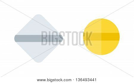 Tablets pills medical icons on white background. Tablet pills medical drug pharmacy care and tablet pills antibiotic pharmaceutical. Healthy vitamin tablet pills and prescription tablet pills