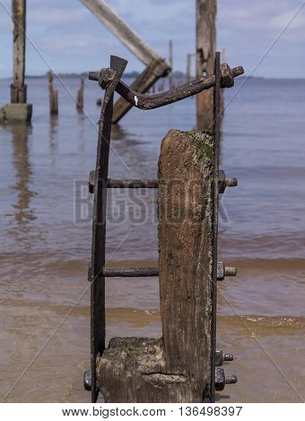Old Pier Ruins ,Colonia del Sacramento, Uruguay