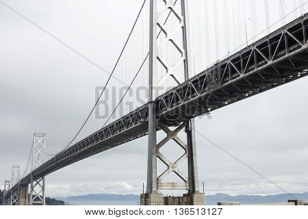 perspective - the bay bridge san francisco california