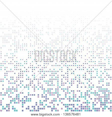 abstract color background with randomly skiped squares. Stock vector pattern