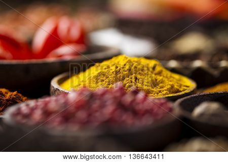 Spices And Herbs Orintal Cuisine Vivid Theme