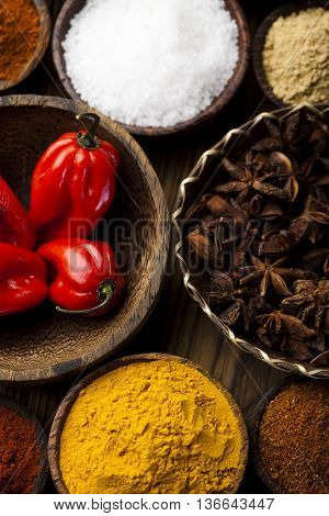 Spices And Herbs Orintal Cuisine Vivid Theme