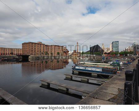 Albert Dock And Salthouse Dock In Liverpool