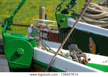 fishing boats in the Harbour of greetsiel