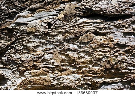 Abstract Old Stone Wall