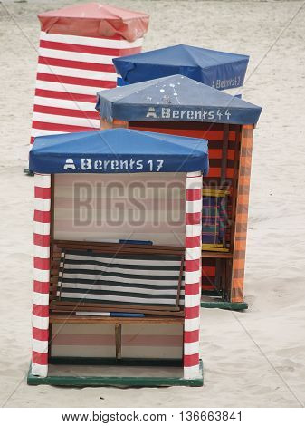 the beach of the german Island borkum
