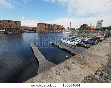 Albert Dock And Salthouse Dock In Liverpool