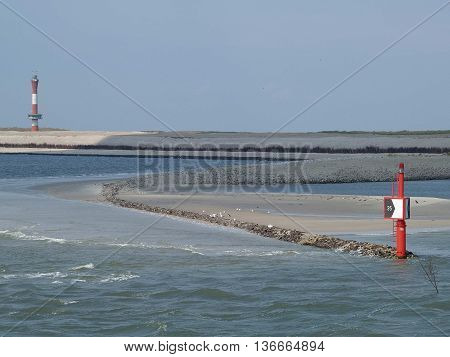 the german Island of wangerooge in the North sea