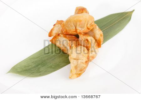 Plade af potstickers