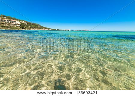 Cala Battistoni on a clear day Sardinia