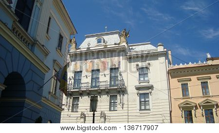 The city of Chernovtsy in Ukraine architecture and sights