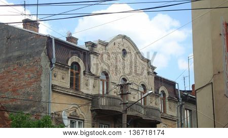 The city of Chernovtsy in Ukraine architecture and sights