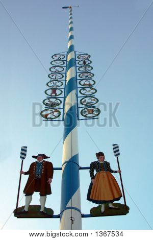 Maypole w Bawarii