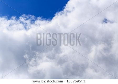 Sky daylight. Natural sky composition. Element of design. Synoptics. Good weather. Changes in the weather. Cloud Front.