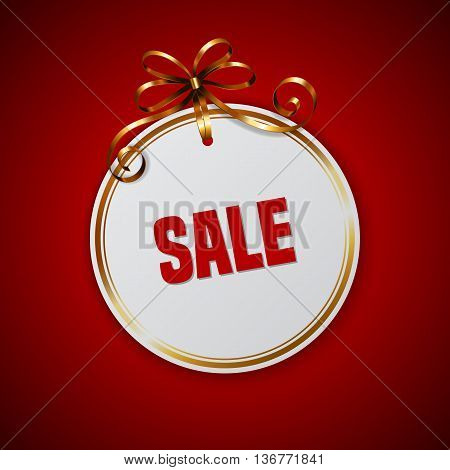 Sale Tag Golden Vector & Photo (Free Trial) | Bigstock