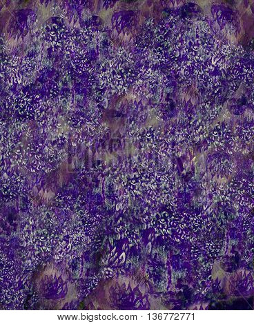 abstract background with flower elemental structure in violett tones.