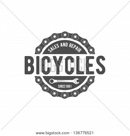 Vintage and modern bicycle  logo, badge, label and design elements