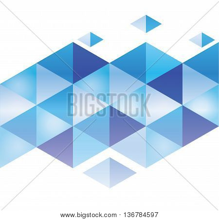Abstract 3d geometricbroken glass lines modern grunge vector background. Eps 10.