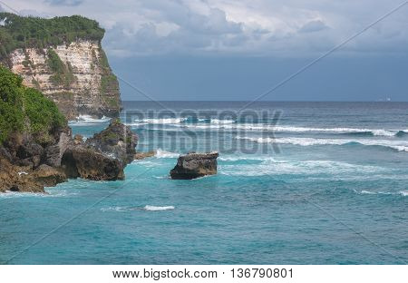 Beautiful View Of Blue Ocean.