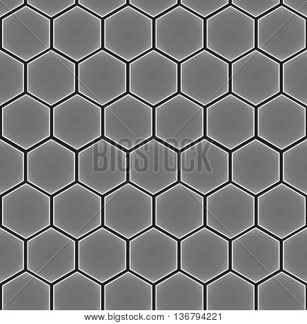 Abstract hexagonal molecule background. Futuristic, technology, biological, clean and modern style