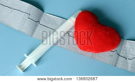 Medical still life with patient health information