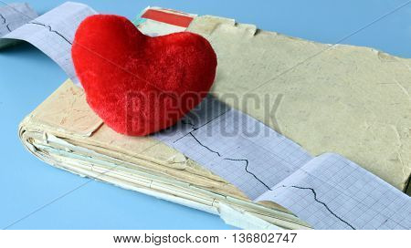Medical still life with patient health information