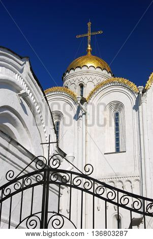Assumption church in Vladimir, Russia. UNESCO World Heritage Site.