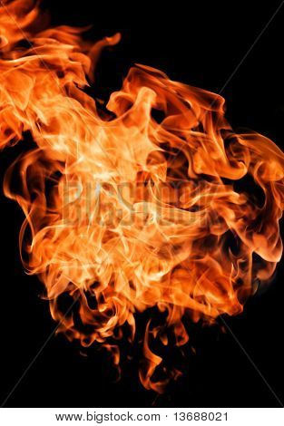 Fire Flames höja hög