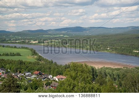 View from the Kongsvinger Fortress, Hedmark, Norway
