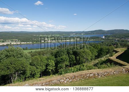 View from the Kongsvinger Fortress, Hedmark, Norway