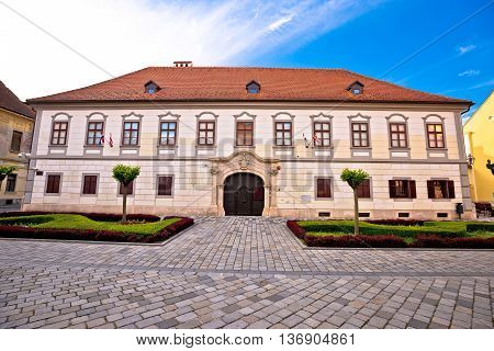 Town of Varazdin baroque architecture northern Croatia