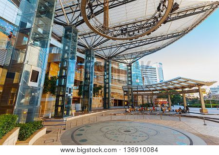 Tokyo, Japan - November 28 2015: Mori Tower Building At Roppongi Hills, Completed In 2003 And Named