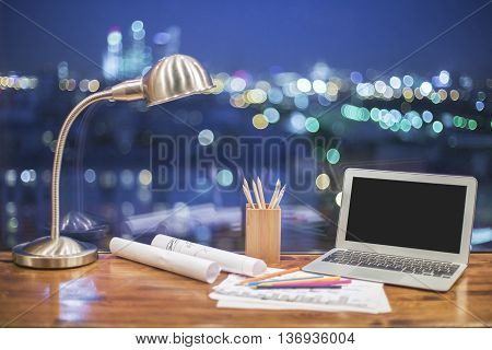 Laptop On Desktop