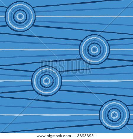 Abstract Aboriginal Line Painting In Vector Format.