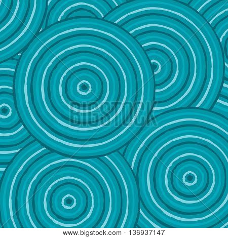 Abstract Aboriginal Line Painting In Vector Format.