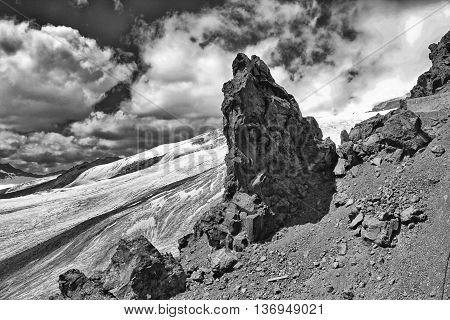 the large stone in the elbrus region