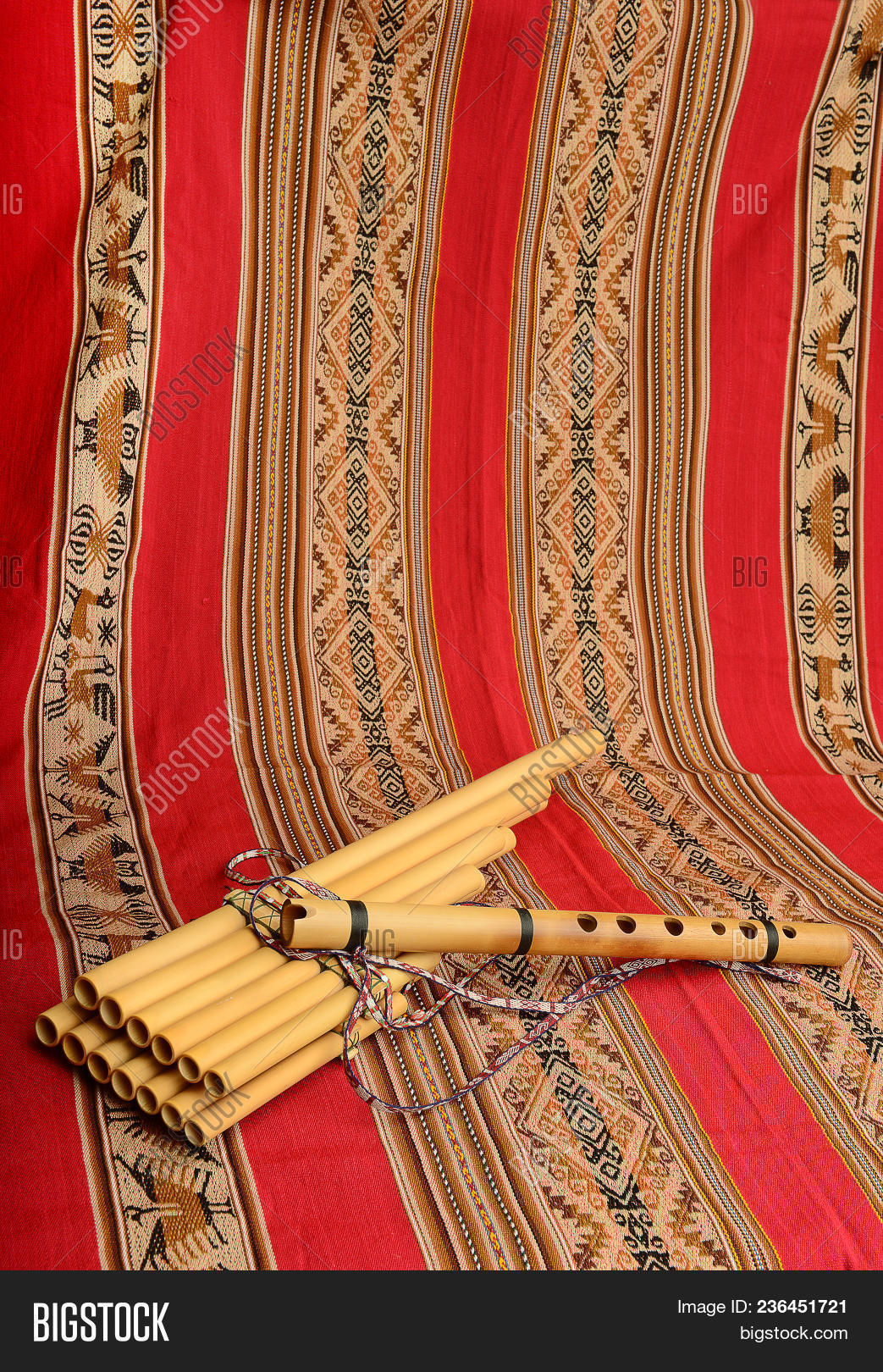 Panpipes Flute South Image & Photo (Free Trial) Bigstock
