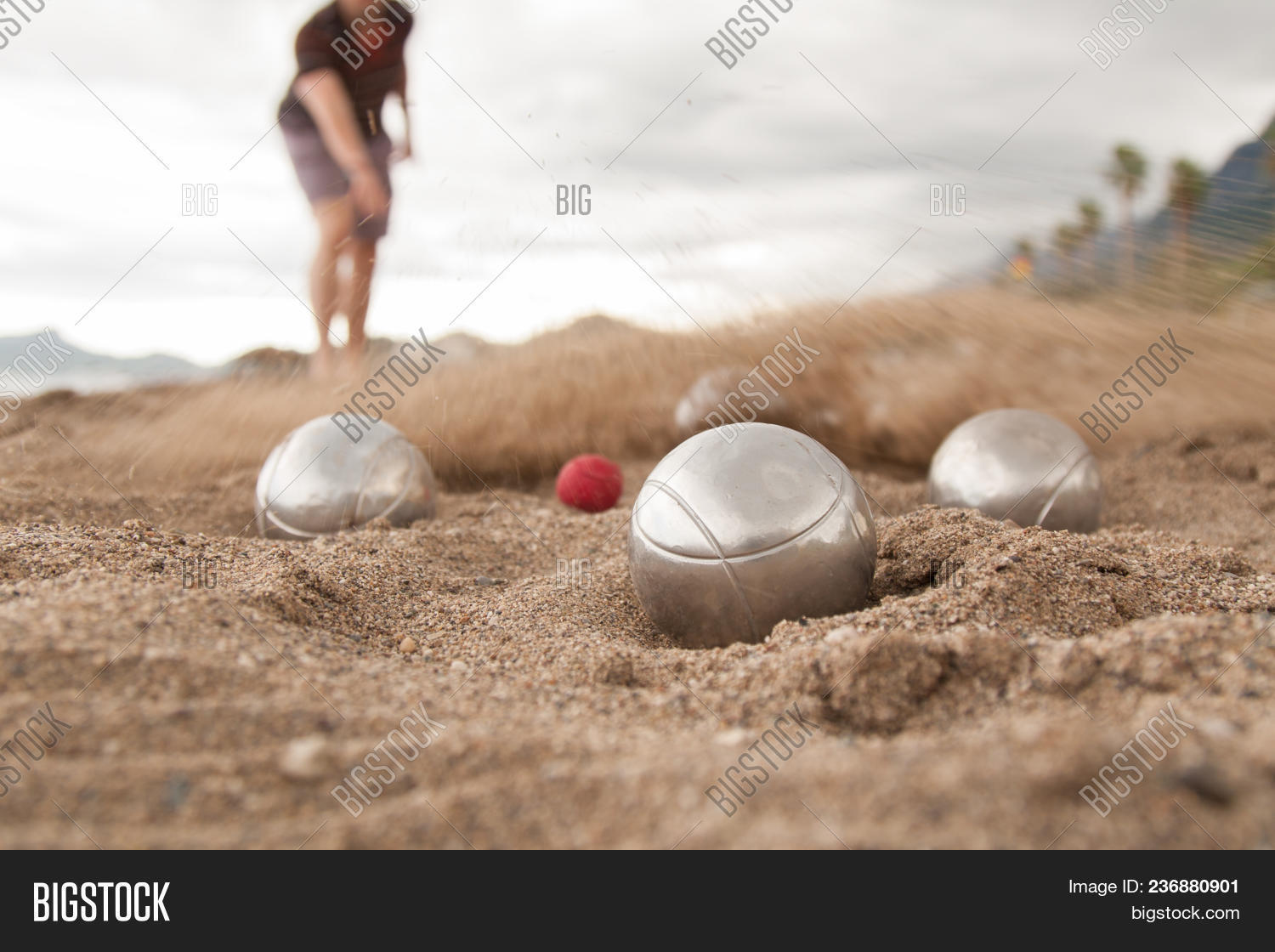 Beach. Game Bocha. Image & Photo (Free Trial) | Bigstock
