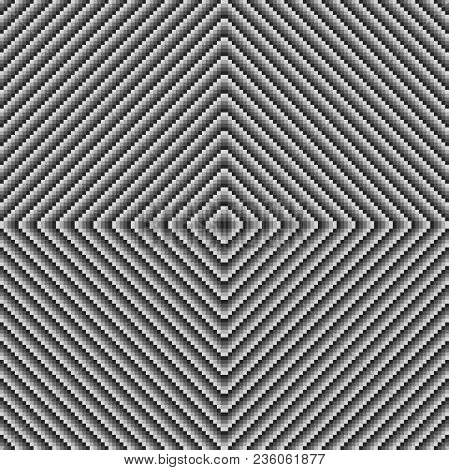 Seamless Vector Pattern For Fabric Design. Grey Palette, Small Scale.