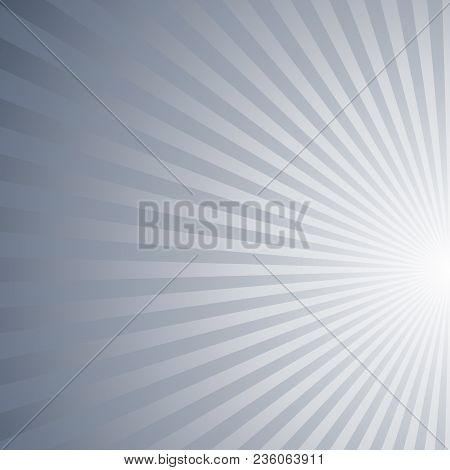 Asymmetrical Abstract Gradient Sunburst Pattern Background - Vector Design