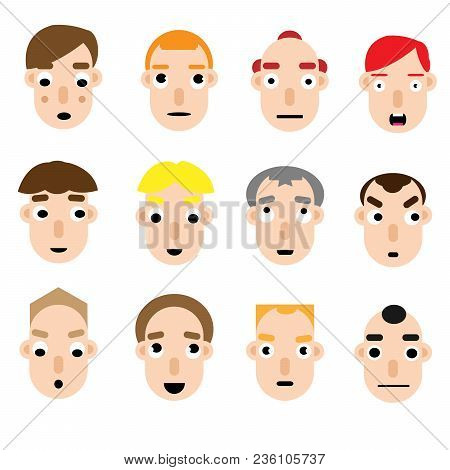 People, Vector People, Boys, Men, Emotions, Emotion, People Icon, Icon