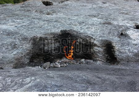 Landscapes Nature About Fire Mountain Yanartash In Turkey.