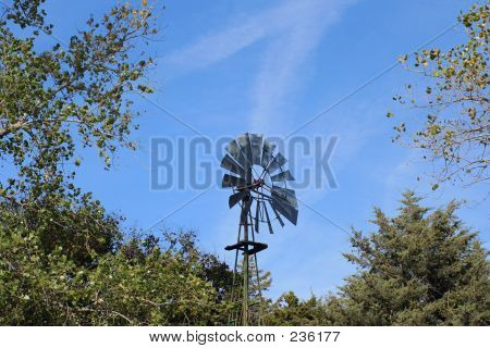 Kansas-Windmühle