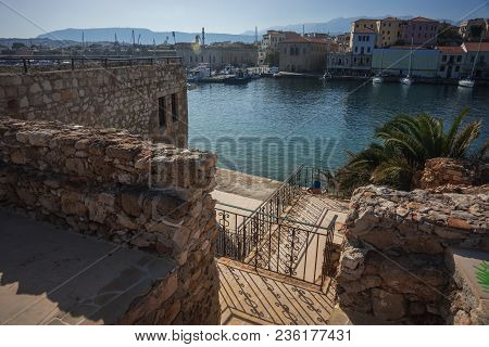Picturesque Seascape In  Port Of Xania, Greece