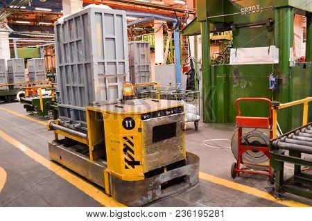 Line For The Manufacture Of Brown Colored Synthetic Acrylic Fiber At A Chemical Plant
