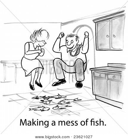 Making a Mess von Fischen.