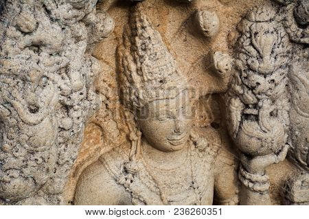 Anuradhaoura Rathnaprasadaya Guard Stone Is The Best Preserved And Most Detailed Guardstone In Sri L