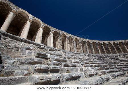 Gamle teater i Aspendos i Tyrkiet