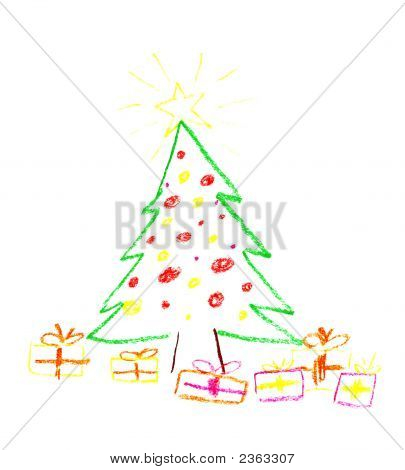 Christmas Drawing Image &amp; Photo (Free Trial) | Bigstock