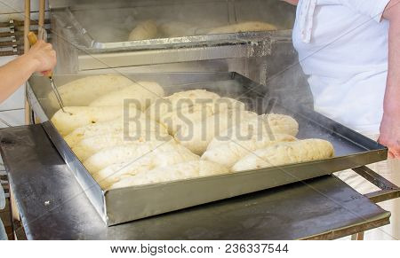 Industrial Cooking Of Popular Classical Bread Dumplings.